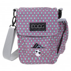 Doog Shoulder Bag Dog Walking Accessory Treat Bag Pink